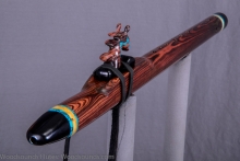 Brazilian Kingwood Native American Flute, Minor, Mid G-4, #K16I (0)